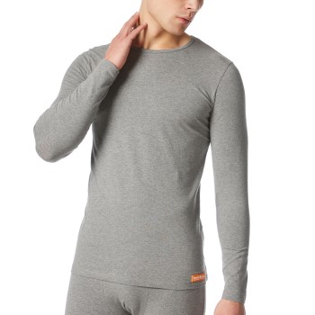 Läs mer om Bruno Banani Warm Up Longshirt Grå bomull Medium Herr