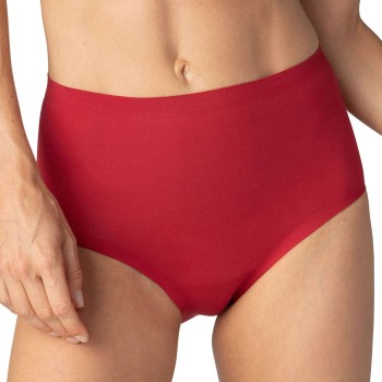 Läs mer om Mey Trosor Natural Second Me High Waist Pants Röd bomull X-Small Dam