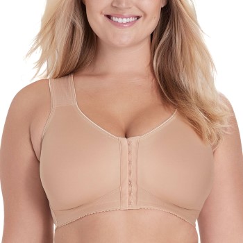 Läs mer om Miss Mary Nova Front Closure Bra BH Beige F 90 Dam