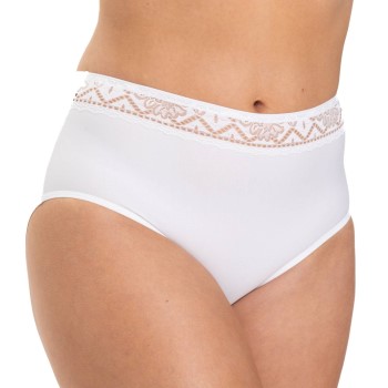 Läs mer om Miss Mary Breeze High Waist Maxi Brief Trosor Vit 52 Dam