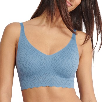 Läs mer om Sloggi BH ZERO Feel Bliss Bralette Ljusblå XX-Large Dam