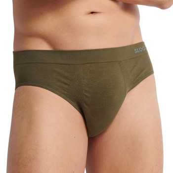 Läs mer om Sloggi Kalsonger 2P Men GO Smooth Classic Briefs Blå/Grön Large Herr