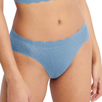 Läs mer om Sloggi Trosor ZERO Feel Bliss High Leg Brief Ljusblå Medium Dam