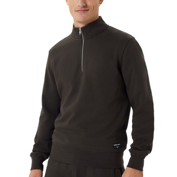 Björn Borg Centre Half Zip Sweatshirt Oliv X-Large Herr | apparel & accessories - clothing - shirts & tops | ModeLejon