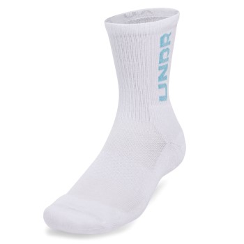 Under Armour Strumpor 3P Mid Crew Maker Socks Vit/Blå Medium | apparel & accessories - clothing - underwear & socks - socks | ModeLejon