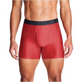 Läs mer om Under Armour Kalsonger 3P Performance Tech Solid 6in Boxers Röd polyester X-Large Herr