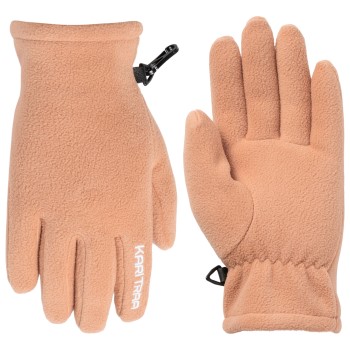 Läs mer om Kari Traa Fleece Glove Ljusbrun polyester Medium