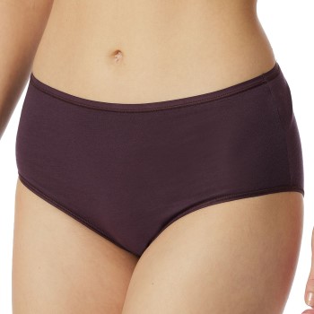 Schiesser Trosor 2P 95-5 Midi Lila/Svart bomull 44 Dam | apparel & accessories - clothing - underwear & socks - lingerie | ModeLejon