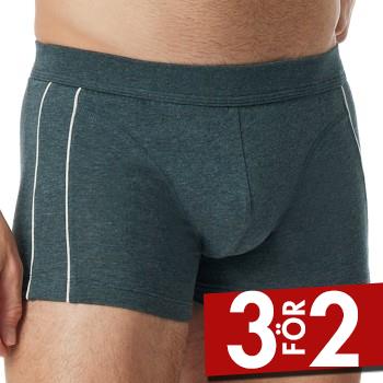 Läs mer om Schiesser Kalsonger Comfort Fit Short Turkos bomull Small Herr