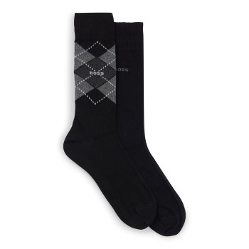 BOSS Strumpor 2P RS Argyle CC Svart Strl 43/46 Herr | apparel & accessories - clothing - underwear & socks - socks | ModeLejon