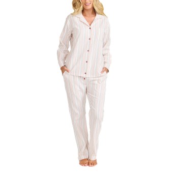 Damella Cotton Flannel Pyjamas Flerfärgad bomull X-Large Dam | apparel & accessories - clothing - sleepwear & loungewear - pajamas | ModeLejon