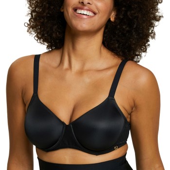 Läs mer om Sans Complexe BH Perfect Curves Minimizer Bra Svart polyester C 85 Dam