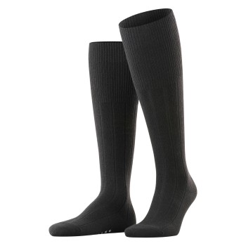 Läs mer om Falke Strumpor Lhasa Rib Knee-High Sock Svart Strl 39/42 Herr