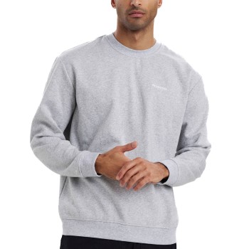 Läs mer om Resteröds Regular Crewneck Sweatshirt Grå Small Herr