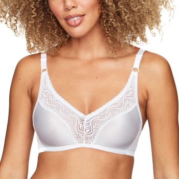 Läs mer om Swegmark BH Glitter Soft Bra Vit A 80-85 Dam