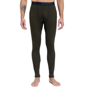 Läs mer om Dovre Wool Bottom Long Johns Militärgrön ull Medium Herr