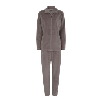 Decoy Velour Homewear Set Brun Small Dam | apparel & accessories - clothing - sleepwear & loungewear - loungewear | ModeLejon
