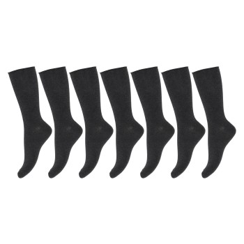 Decoy Strumpor 7P Organic Cotton Socks Mörkgrå Strl 37/41 Dam | apparel & accessories - clothing - underwear & socks - socks | ModeLejon