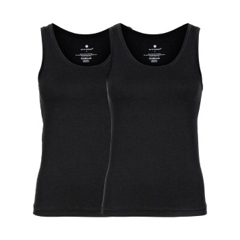 JBS of Denmark 2P Singlet Svart X-Small Dam | apparel & accessories - clothing - shirts & tops | ModeLejon