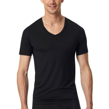 Schiesser Premium Modal V-neck Shirt Svart XX-Large Herr | apparel & accessories - clothing - shirts & tops | ModeLejon