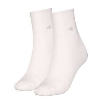 Calvin Klein Strumpor 2P Short Sock Roll Top Vit Strl 35/38 Dam | apparel & accessories - clothing - underwear & socks - socks | ModeLejon