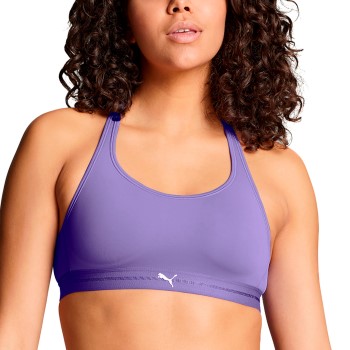 Puma BH Crossback Padded Sporty Top Lila polyamid Small Dam | apparel & accessories - clothing - underwear & socks - bras | ModeLejon