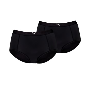 Puma Trosor 2P High Waist Hipster Svart polyamid Small Dam | apparel & accessories - clothing - underwear & socks - lingerie | ModeLejon