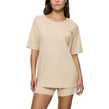 Triumph Endless Comfort Short Sleeve Pyjama Creme 46 Dam | apparel & accessories - clothing - sleepwear & loungewear - pajamas | ModeLejon