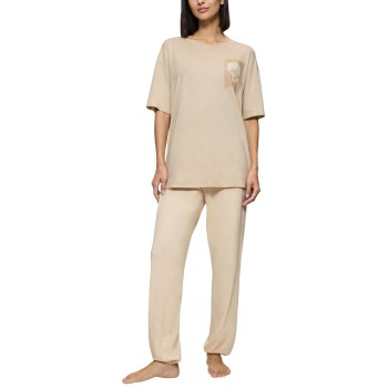 Triumph Endless Comfort Long Sleeve Pyjama Creme 36 Dam | apparel & accessories - clothing - sleepwear & loungewear - pajamas | ModeLejon