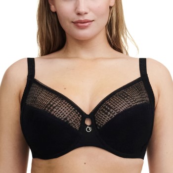 Chantelle BH Intrigue Full Coverage Underwire Bra Svart C 105 Dam | apparel & accessories - clothing - underwear & socks - bras | ModeLejon