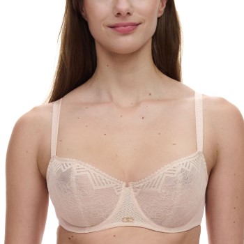 Chantelle BH Origins Lace Unlined Demi Bra Beige nylon G 80 Dam | apparel & accessories - clothing - underwear & socks - bras | ModeLejon