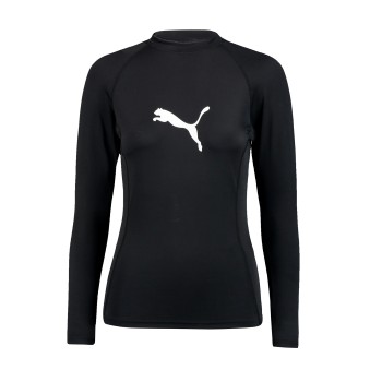 Puma Women Swim Rash Guard Svart Large Dam | apparel & accessories - clothing - swimwear | ModeLejon