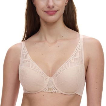Chantelle BH Origins Lace Lightweight Plunge Bra Beige nylon C 85 Dam | apparel & accessories - clothing - underwear & socks - bras | ModeLejon