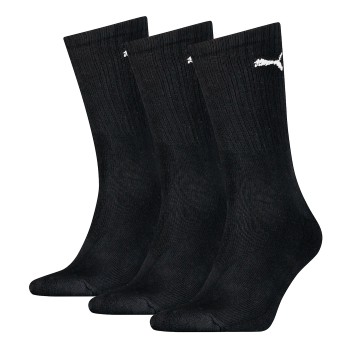 Puma Strumpor 3P Unisex Light Crew Socks Svart Strl 47/49 | apparel & accessories - clothing - underwear & socks - socks | ModeLejon