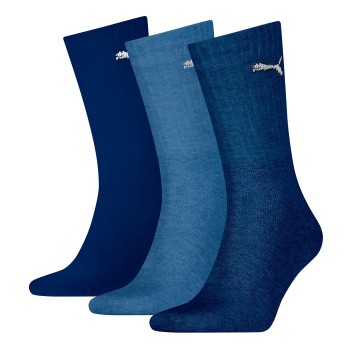 Puma Strumpor 3P Unisex Light Crew Socks Marin/Blå Strl 47/49 | apparel & accessories - clothing - underwear & socks - socks | ModeLejon
