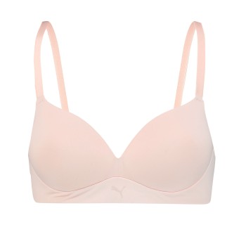 Puma BH Soft Padded Bra Ljusrosa D 80 Dam | apparel & accessories - clothing - underwear & socks - bras | ModeLejon