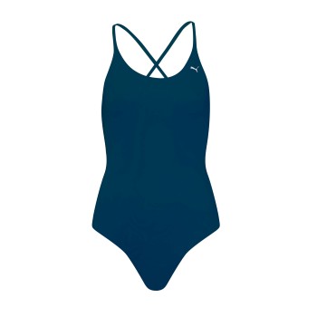 Puma V-Neck Padded Swimsuit Marin X-Small Dam | apparel & accessories - clothing - swimwear | ModeLejon