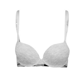 Puma BH T-Shirt Bra Grå D 80 Dam | apparel & accessories - clothing - underwear & socks - bras | ModeLejon