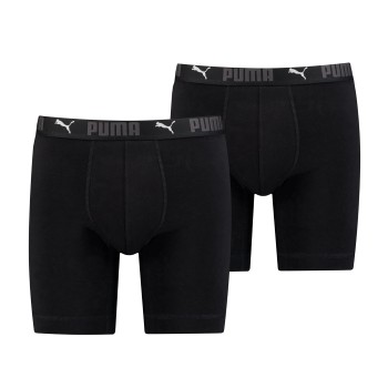 Puma Kalsonger 2P Sport Cotton Long Boxer Svart bomull X-Large Herr | apparel & accessories - clothing - underwear & socks - underwear | ModeLejon