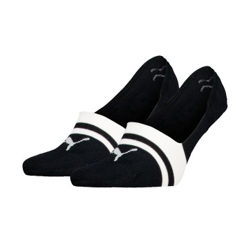 Puma Strumpor 2P Heriatge Mid Cut Footie Socks Svart Strl 35/38 | apparel & accessories - clothing - underwear & socks - socks | ModeLejon