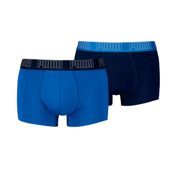 Puma Kalsonger 2P Men Everyday Trunks Marin/Blå bomull Large Herr | apparel & accessories - clothing - underwear & socks - underwear | ModeLejon