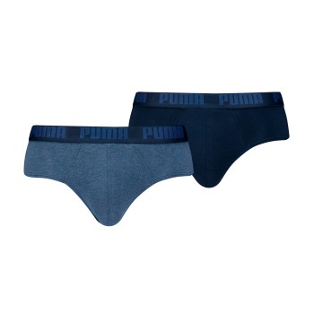 Puma Kalsonger 2P Men Everyday Brief Jeansblå bomull X-Large Herr | apparel & accessories - clothing - underwear & socks - underwear | ModeLejon