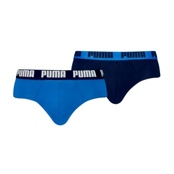 Puma Kalsonger 2P Men Everyday Brief Blå bomull X-Large Herr | apparel & accessories - clothing - underwear & socks - underwear | ModeLejon