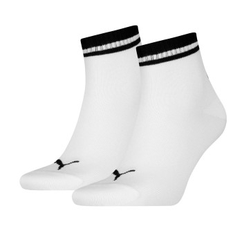 Puma Strumpor 2P Heritage Quarter Socks Vit Strl 43/46 | apparel & accessories - clothing - underwear & socks - socks | ModeLejon