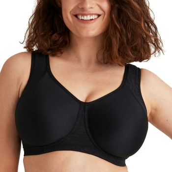 Miss Mary Exhale Comfort Sports Bra BH Svart B 75 Dam | apparel & accessories - clothing - underwear & socks - bras | ModeLejon