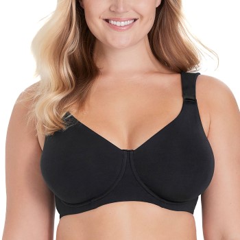 Miss Mary Organic Cotton T-shirt Bra BH Svart E 100 Dam | apparel & accessories - clothing - underwear & socks - bras | ModeLejon