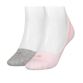 Calvin Klein Strumpor 2P Women Low Cut Footie Socks Rosa/Grå Strl 35/38 Dam | apparel & accessories - clothing - underwear & socks - socks | ModeLejon