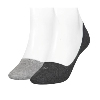 Calvin Klein Strumpor 2P Women Low Cut Footie Socks Grå Strl 39/42 Dam | apparel & accessories - clothing - underwear & socks - socks | ModeLejon