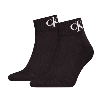 2-Pack Calvin Klein Monogram Quarter Socks