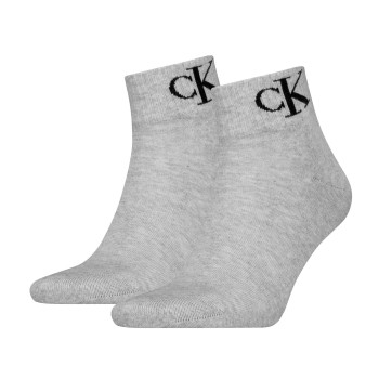 2-Pack Calvin Klein Monogram Quarter Socks